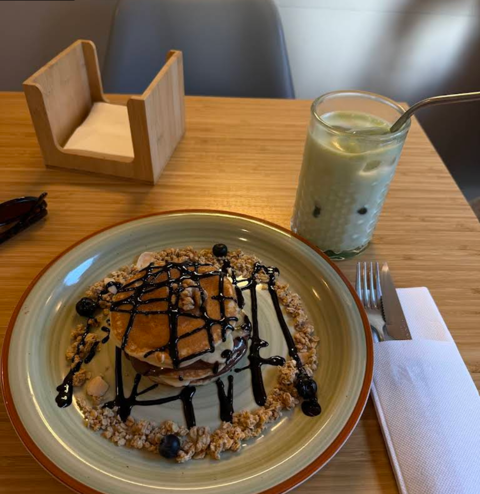 tortitas con matcha